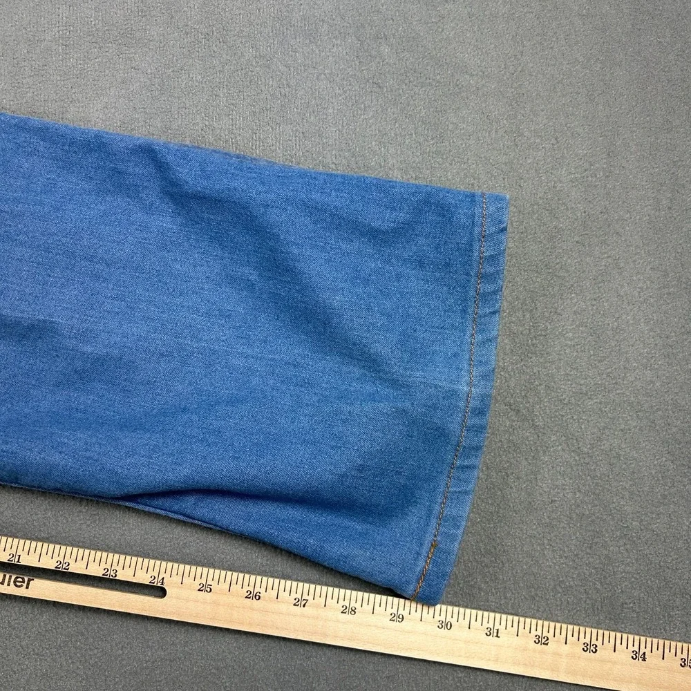 Levis 977 Jeans Mens 38x32 Brown Tab Vintage 2001‎ Straight Leg Blue